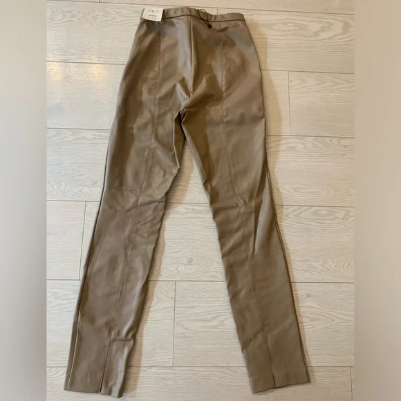 ZARA high-waisted leather leggings - Picture 5 of 6